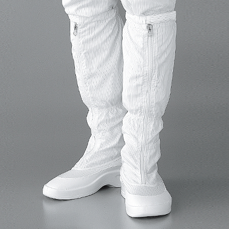 ファスナー付きロングブーツ