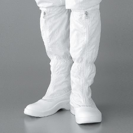 ファスナー付きロングブーツ(静電安全靴)